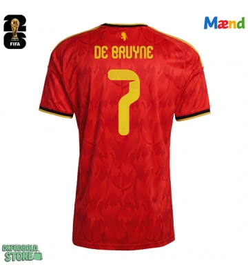 Belgien Kevin De Bruyne #7 Replika Hjemmebanetrøje VM 2026 Kortærmet